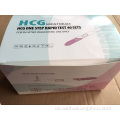 Ein Schritt HCG -Schwangerschaftstest mit Midstream zu Hause